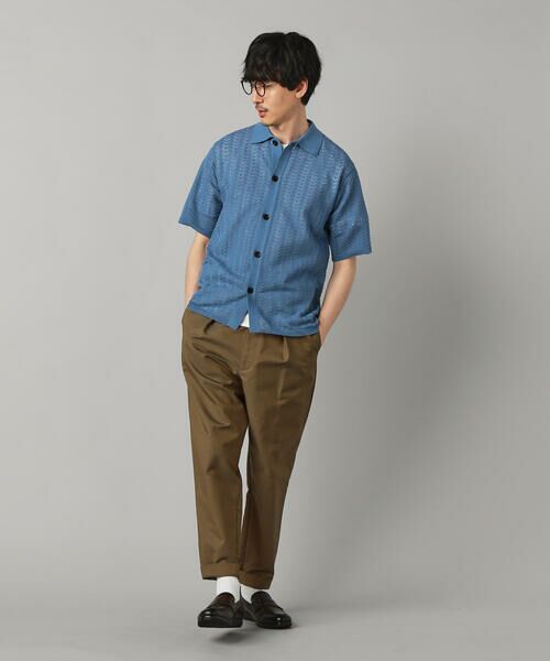 COMME CA MEN / コムサ・メン ニット・セーター | メッシュ半袖 ニットシャツ | 詳細17