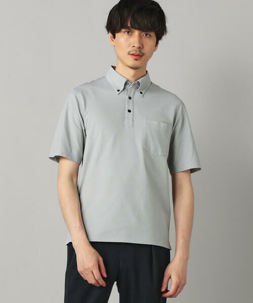 COMME CA MEN / コムサ・メン ポロシャツ | ミニハニカム ボタンダウンポロ | 詳細3