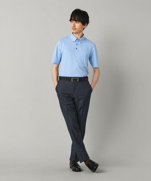 COMME CA MEN / コムサ・メン ポロシャツ | ミニハニカム ボタンダウンポロ | 詳細23