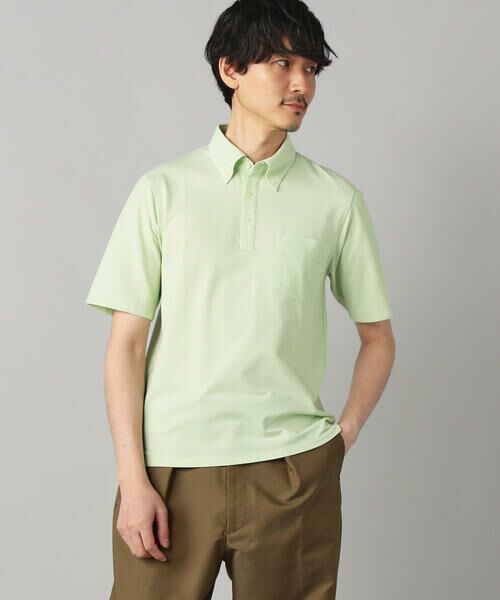 COMME CA MEN / コムサ・メン ポロシャツ | ミニハニカム ボタンダウンポロ | 詳細30
