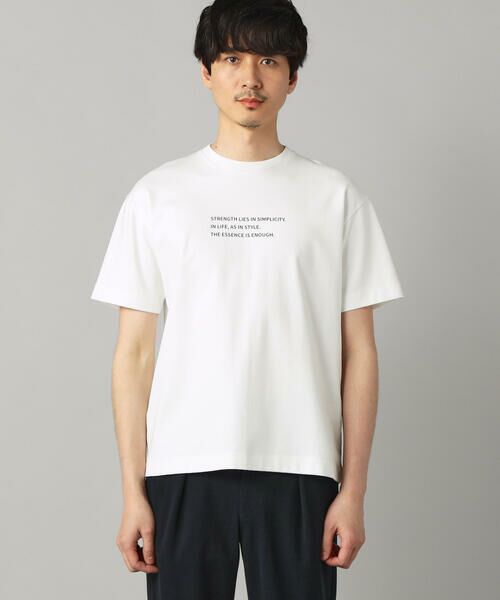 COMME CA MEN / コムサ・メン Tシャツ | メッセージ Tシャツ | 詳細5