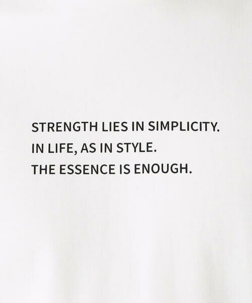 COMME CA MEN / コムサ・メン Tシャツ | メッセージ Tシャツ | 詳細11