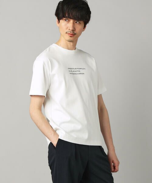 COMME CA MEN / コムサ・メン Tシャツ | メッセージ Tシャツ | 詳細4