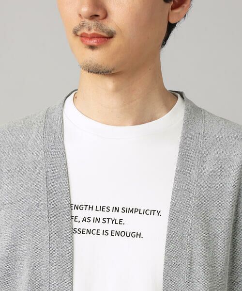 COMME CA MEN / コムサ・メン カーディガン・ボレロ | 和紙カノコ ハッピカーデ | 詳細7