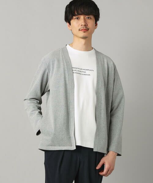 COMME CA MEN / コムサ・メン カーディガン・ボレロ | 和紙カノコ ハッピカーデ | 詳細3