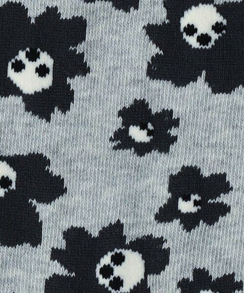 COMME CA MEN / コムサ・メン ソックス | フラワー柄 クルーソックス | 詳細1