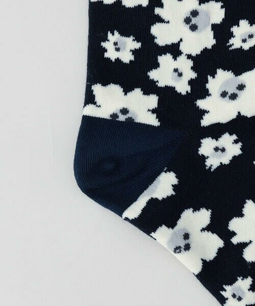 COMME CA MEN / コムサ・メン ソックス | フラワー柄 クルーソックス | 詳細4