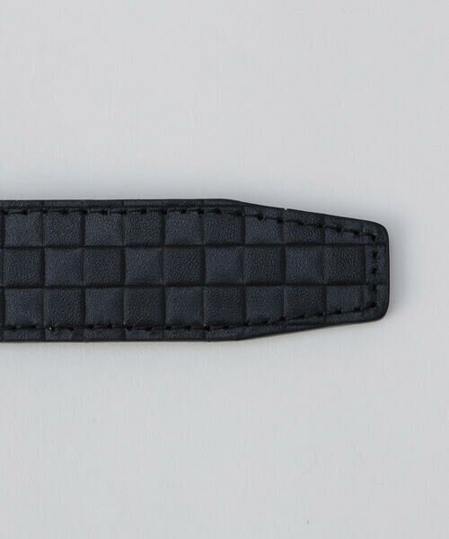 COMME CA MEN / コムサ・メン ベルト・サスペンダー | 【市松柄】リバーシブル ベルト | 詳細4