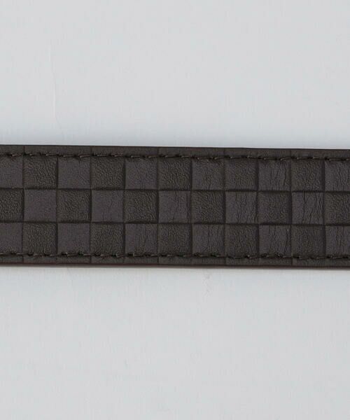 COMME CA MEN / コムサ・メン ベルト・サスペンダー | 【市松柄】リバーシブル ベルト | 詳細7