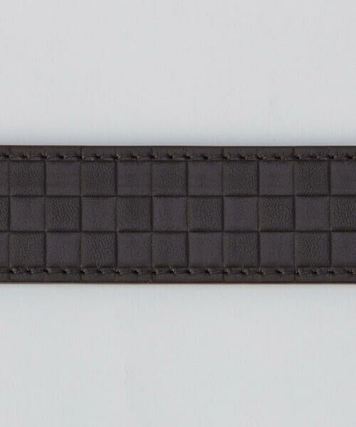 COMME CA MEN / コムサ・メン ベルト・サスペンダー | 【市松柄】 クリックベルト | 詳細8