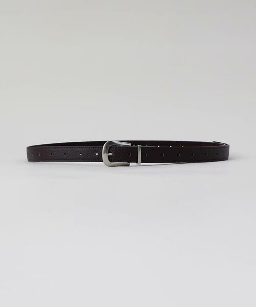 COMME CA MEN / コムサ・メン ベルト・サスペンダー | プンターレベルト（ダークブラウン）