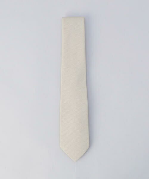 COMME CA MEN / コムサ・メン ネクタイ | カラミ織ウォッシャブル ネクタイ（ベージュ）