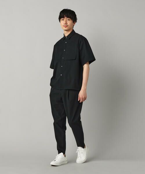 COMME CA MEN / コムサ・メン シャツ・ブラウス | ドビーワッフル 半袖シャツ | 詳細1