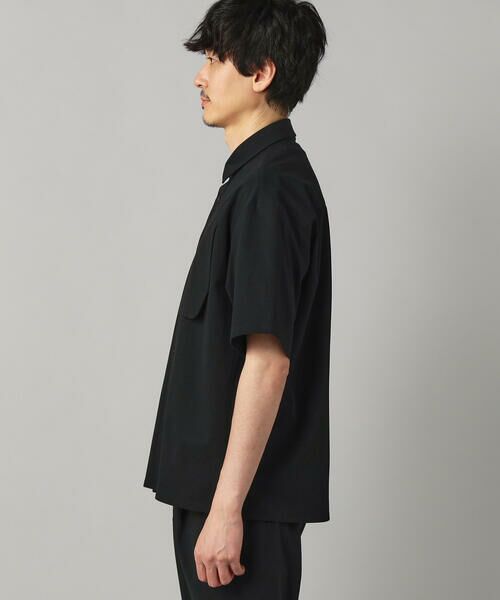 COMME CA MEN / コムサ・メン シャツ・ブラウス | ドビーワッフル 半袖シャツ | 詳細7