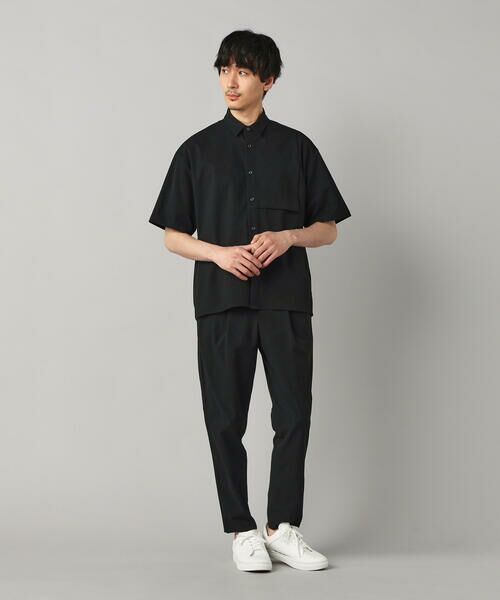 COMME CA MEN / コムサ・メン シャツ・ブラウス | ドビーワッフル 半袖シャツ | 詳細2