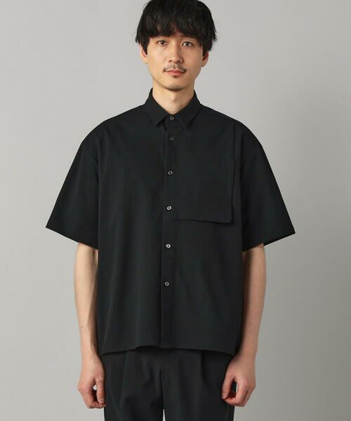 COMME CA MEN / コムサ・メン シャツ・ブラウス | ドビーワッフル 半袖シャツ | 詳細6