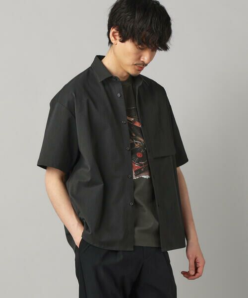 COMME CA MEN / コムサ・メン シャツ・ブラウス | ドビーワッフル 半袖シャツ | 詳細16