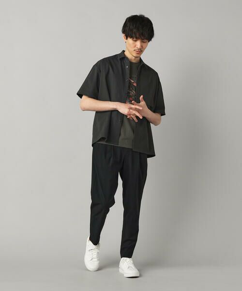 COMME CA MEN / コムサ・メン その他パンツ | ドビーワッフル タックパンツ | 詳細2