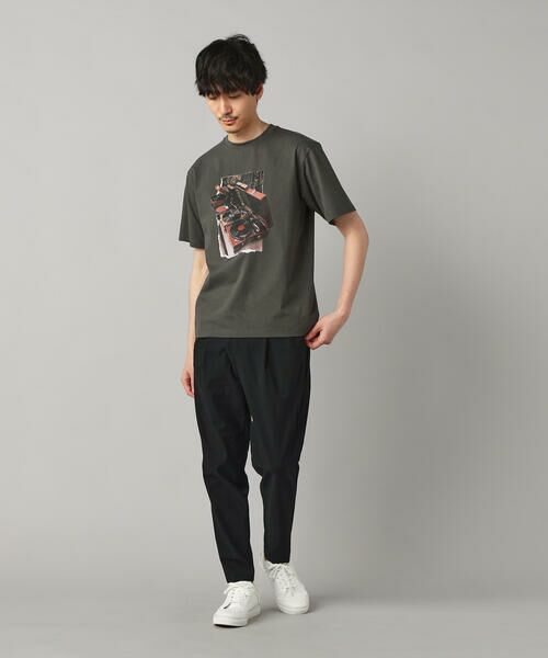 COMME CA MEN / コムサ・メン その他パンツ | ドビーワッフル タックパンツ | 詳細4