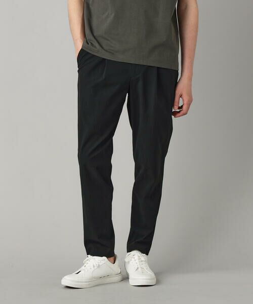COMME CA MEN / コムサ・メン その他パンツ | ドビーワッフル タックパンツ（ブラック）