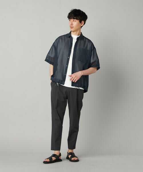 COMME CA MEN / コムサ・メン その他パンツ | ドビーワッフル タックパンツ | 詳細19