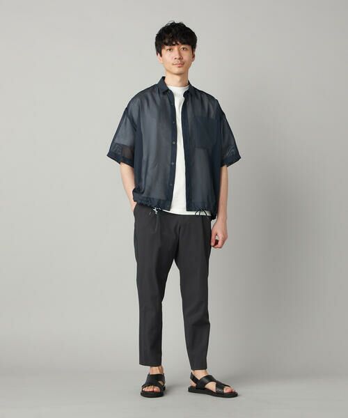 COMME CA MEN / コムサ・メン その他パンツ | ドビーワッフル タックパンツ | 詳細18