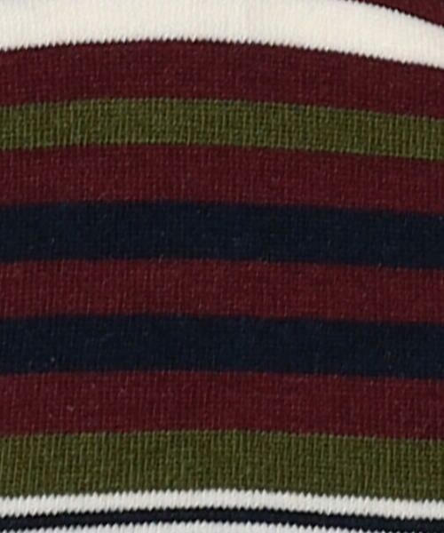 COMME CA MEN / コムサ・メン ソックス | マルチカラーボーダー クルーソックス | 詳細5