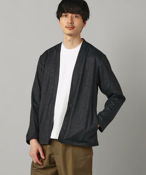 COMME CA MEN / コムサ・メン カーディガン・ボレロ | ハッピ カーディガン（ネイビー）