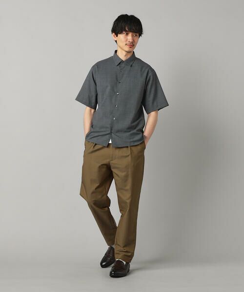 COMME CA MEN / コムサ・メン シャツ・ブラウス | RENU T/Wトロピカル レギュラーカラー半袖シャツ | 詳細1