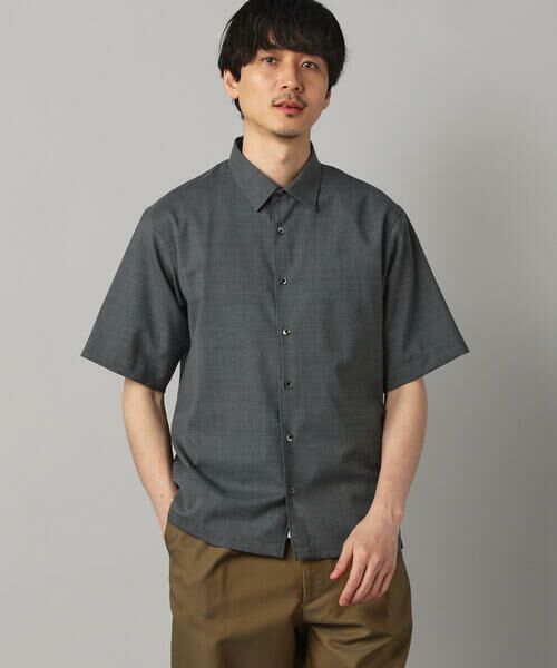 COMME CA MEN / コムサ・メン シャツ・ブラウス | RENU T/Wトロピカル レギュラーカラー半袖シャツ | 詳細3