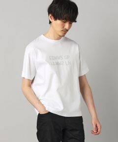 COMME CA MEN / コムサ・メン Tシャツ | リフレクタープリント Tシャツ