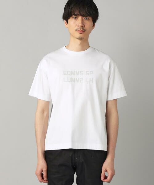 COMME CA MEN / コムサ・メン Tシャツ | リフレクタープリント Tシャツ | 詳細4