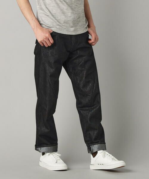 COMME CA MEN / コムサ・メン デニムパンツ | ラメ糸デニム エンジニアードパンツ | 詳細3