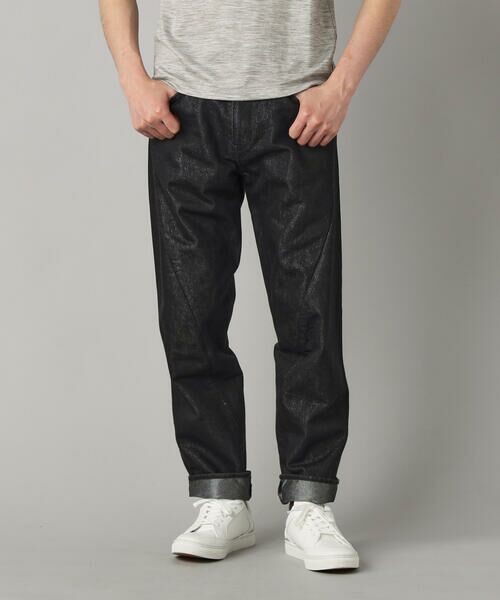 COMME CA MEN / コムサ・メン デニムパンツ | ラメ糸デニム エンジニアードパンツ | 詳細4