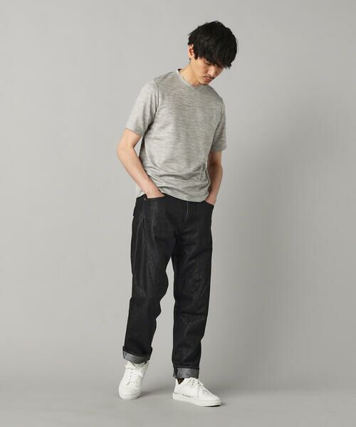 COMME CA MEN / コムサ・メン Tシャツ | ラミープレーティング天竺 Tシャツ | 詳細1