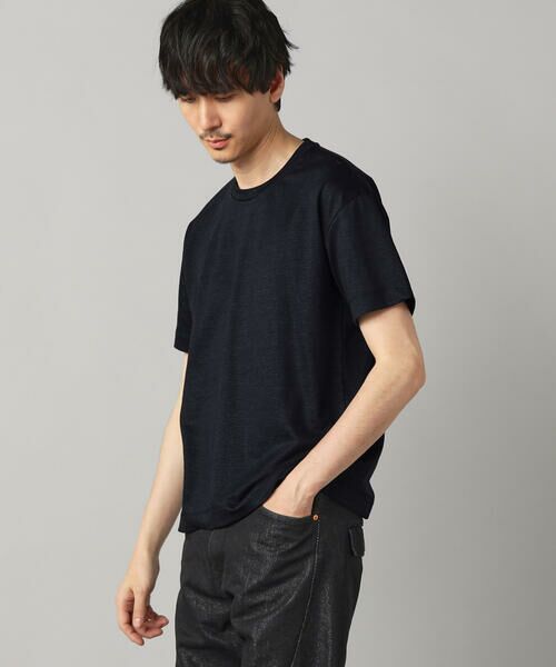 COMME CA MEN / コムサ・メン Tシャツ | ラミープレーティング天竺 Tシャツ | 詳細11