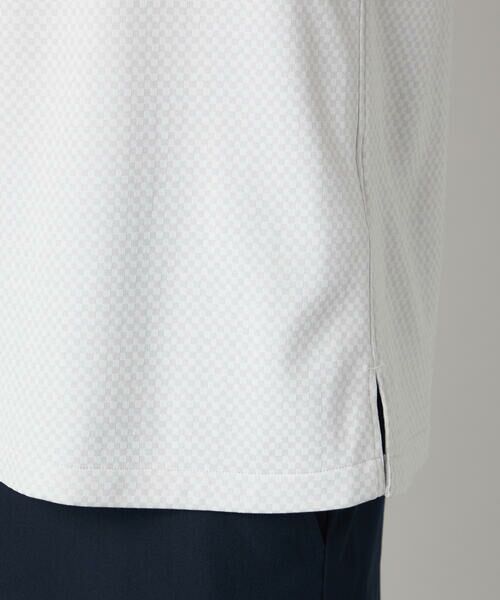 COMME CA MEN / コムサ・メン シャツ・ブラウス | 市松ジャカードジャージー 半袖ドレスシャツ | 詳細16