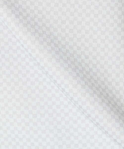 COMME CA MEN / コムサ・メン シャツ・ブラウス | 市松ジャカードジャージー 半袖ドレスシャツ | 詳細17