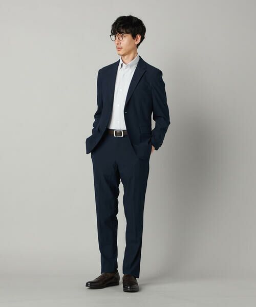 COMME CA MEN / コムサ・メン シャツ・ブラウス | 市松ジャカードジャージー 半袖ドレスシャツ | 詳細5