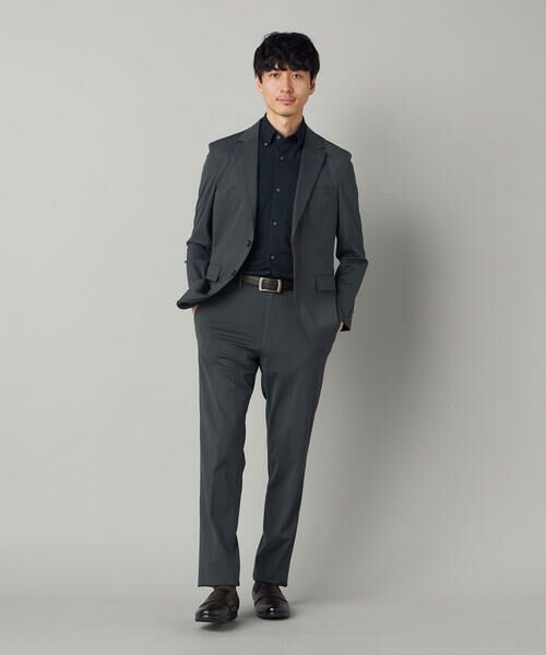 COMME CA MEN / コムサ・メン シャツ・ブラウス | 市松ジャカードジャージー 半袖ドレスシャツ | 詳細20