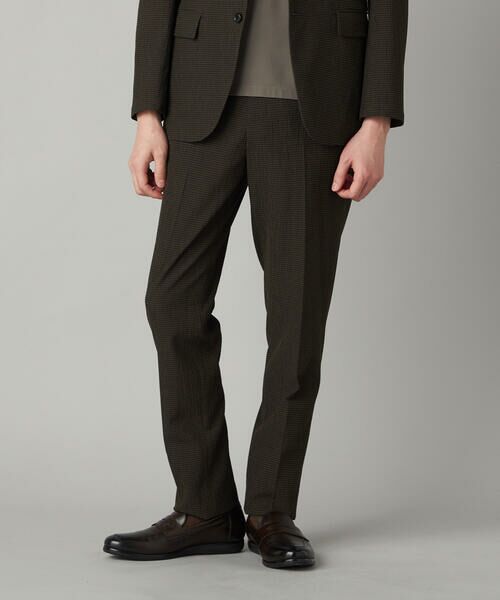 COMME CA MEN / コムサ・メン スラックス・ドレスパンツ | 【セットアップ対応】3Dエアートリコット テーパードパンツ（カーキ）