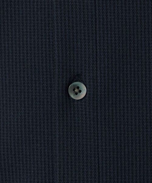 COMME CA MEN / コムサ・メン シャツ・ブラウス | 千鳥ジャージー 七分袖カジュアルシャツ | 詳細17