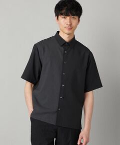 COMME CA MEN / コムサ・メン シャツ・ブラウス | Reflax(R)リネンライク カラーブロッキング 半袖シャツ