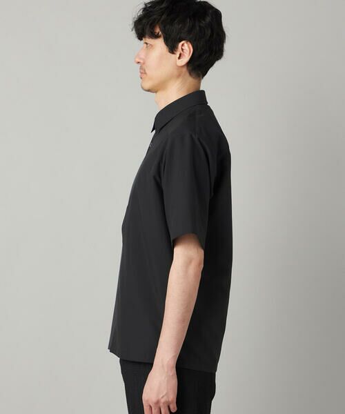 COMME CA MEN / コムサ・メン シャツ・ブラウス | Reflax(R)リネンライク カラーブロッキング 半袖シャツ | 詳細6