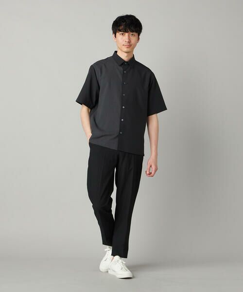 COMME CA MEN / コムサ・メン シャツ・ブラウス | Reflax(R)リネンライク カラーブロッキング 半袖シャツ | 詳細2