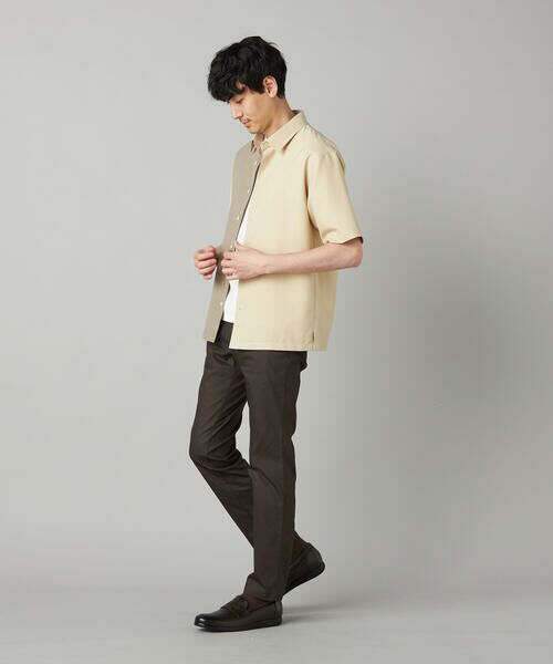 COMME CA MEN / コムサ・メン シャツ・ブラウス | Reflax(R)リネンライク カラーブロッキング 半袖シャツ | 詳細15