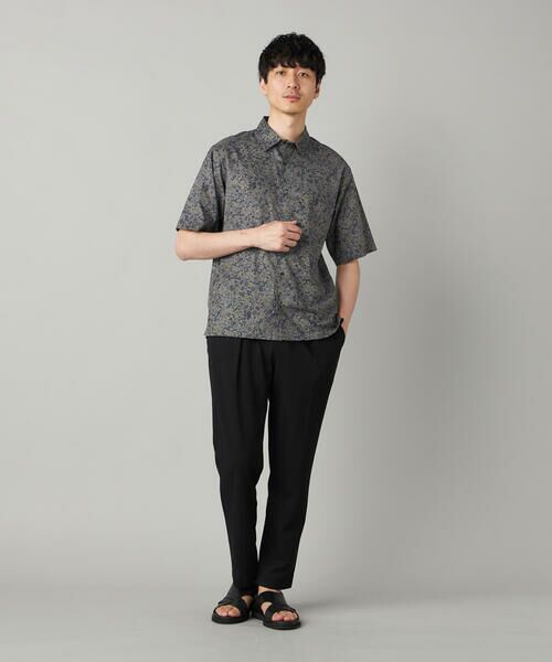 COMME CA MEN / コムサ・メン シャツ・ブラウス | かすれ花柄プリント 半袖シャツ | 詳細2