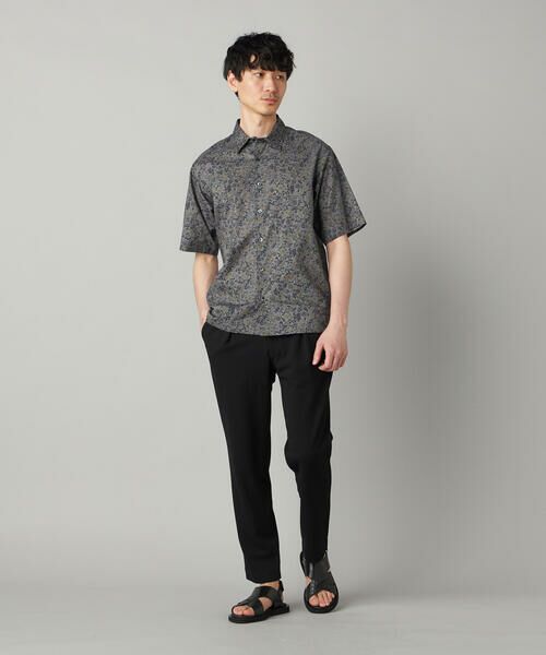 COMME CA MEN / コムサ・メン シャツ・ブラウス | かすれ花柄プリント 半袖シャツ | 詳細3