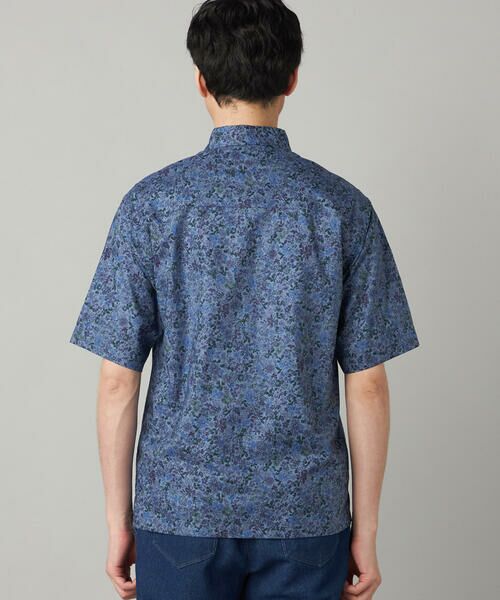 COMME CA MEN / コムサ・メン シャツ・ブラウス | かすれ花柄プリント 半袖シャツ | 詳細13