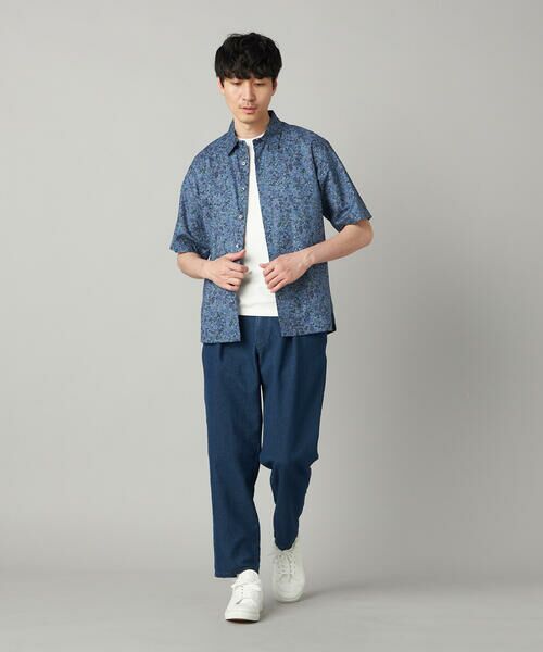 COMME CA MEN / コムサ・メン その他パンツ | メッシュデニム インタックイージーパンツ | 詳細1